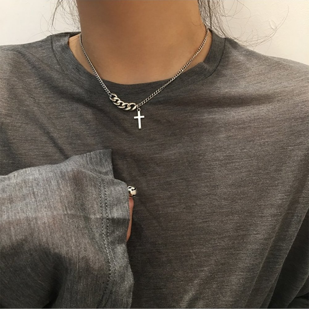 *NEW 925 Sterling Silver Vintage Cross Necklace - Picture 8 of 16